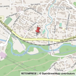 Mappa Via del Carro, 16, 21033 Cittiglio, Varese (Lombardia)