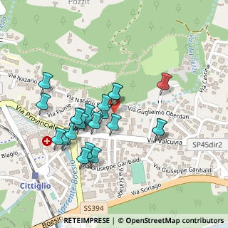 Mappa Via del Sasso, 21033 Cittiglio VA, Italia (0.2)