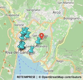 Mappa Via Monte Brione, 38062 Arco TN, Italia (1.85909)