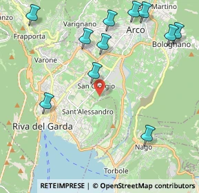 Mappa Via Monte Brione, 38062 Arco TN, Italia (2.57727)