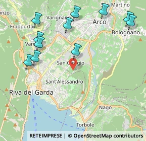 Mappa Via Monte Brione, 38062 Arco TN, Italia (2.49636)