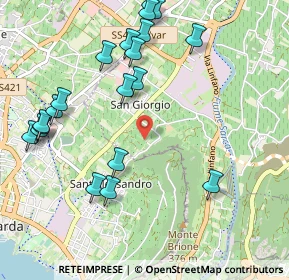 Mappa Via Monte Brione, 38062 Arco TN, Italia (1.181)