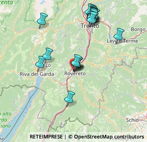 Mappa Via Azzolini, 38068 Rovereto TN, Italia (15.94)