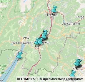Mappa Via Azzolini, 38068 Rovereto TN, Italia (17.89357)