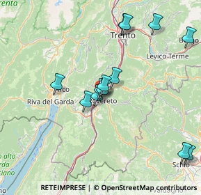 Mappa Via Azzolini, 38068 Rovereto TN, Italia (14.65154)