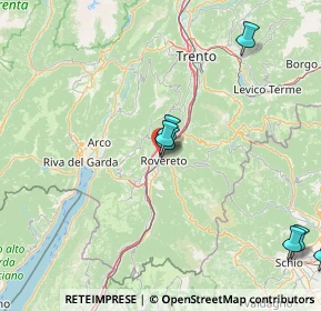 Mappa Via Azzolini, 38068 Rovereto TN, Italia (33.23786)