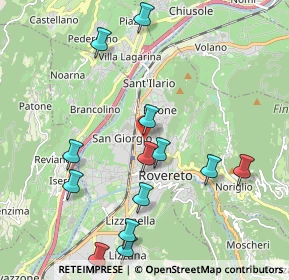 Mappa Via Azzolini, 38068 Rovereto TN, Italia (2.23154)