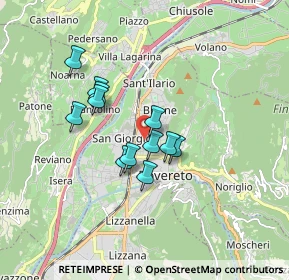 Mappa Via Azzolini, 38068 Rovereto TN, Italia (1.28083)