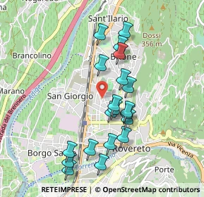 Mappa Via Azzolini, 38068 Rovereto TN, Italia (0.88)