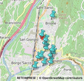 Mappa Via Azzolini, 38068 Rovereto TN, Italia (0.80462)