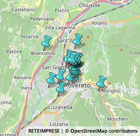 Mappa Via Vittorio Veneto, 38068 Rovereto TN, Italia (0.75263)