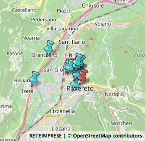 Mappa Via Vittorio Veneto, 38068 Rovereto TN, Italia (0.755)