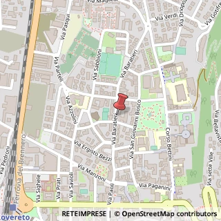 Mappa Via Baratieri, 9/B, 38068 Rovereto, Trento (Trentino-Alto Adige)