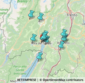 Mappa Via Martini, 38066 Riva del Garda TN, Italia (9.22154)