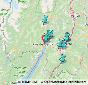 Mappa Via Martini, 38066 Riva del Garda TN, Italia (9.88909)