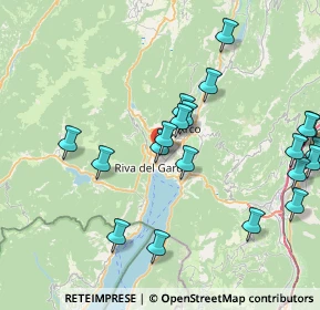 Mappa Via Martini, 38066 Riva del Garda TN, Italia (8.771)