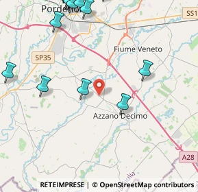 Mappa Azzano Decimo, 33082 Azzano Decimo PN, Italia (6.3095)