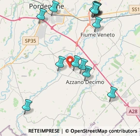 Mappa Azzano Decimo, 33082 Azzano Decimo PN, Italia (4.66714)