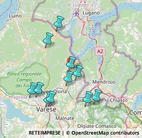 Mappa Via Vignazza, 21050 Besano VA, Italia (7.41364)