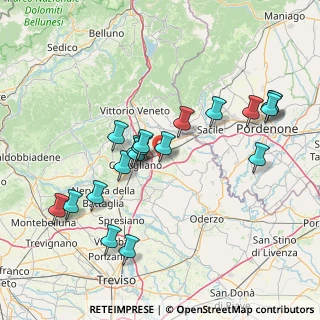 Mappa Via Chiarini, 31020 San Vendemiano TV, Italia (15.28526)