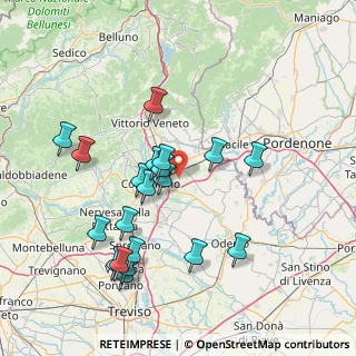 Mappa Via Chiarini, 31020 San Vendemiano TV, Italia (15.077)