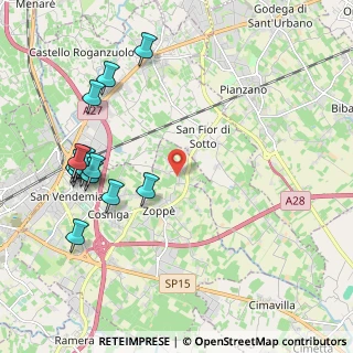 Mappa Via Chiarini, 31020 San Vendemiano TV, Italia (2.37643)