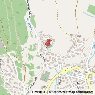 Mappa Via Alessandro Manzoni, 9, 36032 Gallio, Vicenza (Veneto)