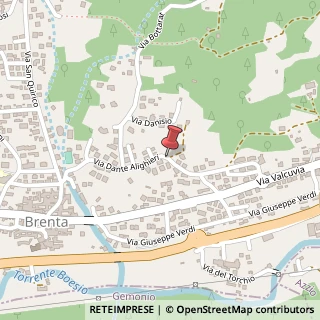 Mappa Via dante alighieri 54, 21034 Brenta, Varese (Lombardia)