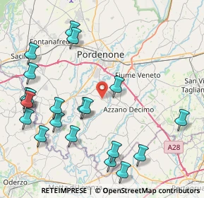 Mappa Via Armentera, 33082 Azzano Decimo PN, Italia (9.852)