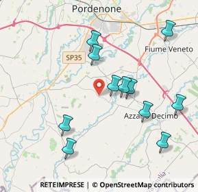Mappa Via Armentera, 33082 Azzano Decimo PN, Italia (3.96091)