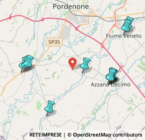 Mappa Via Armentera, 33082 Azzano Decimo PN, Italia (4.7075)