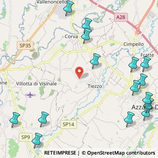 Mappa Via Armentera, 33082 Azzano Decimo PN, Italia (3.28533)