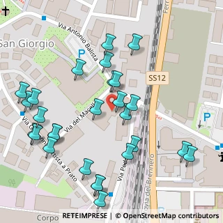 Mappa Via del Macello, 38068 Rovereto TN, Italia (0.13333)