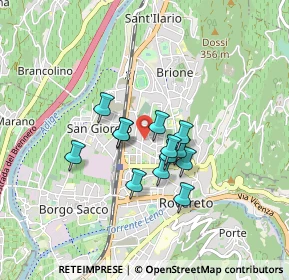 Mappa Via Monte Grappa, 38068 Rovereto TN, Italia (0.60385)