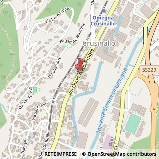 Mappa Via IV Novembre, 233, 28887 Omegna, Verbano-Cusio-Ossola (Piemonte)
