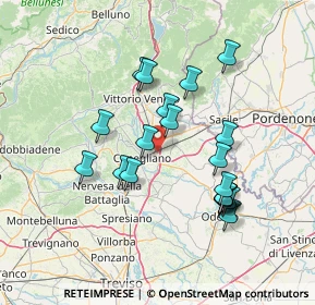 Mappa Via San Luca, 31020 San Vendemiano TV, Italia (13.2245)