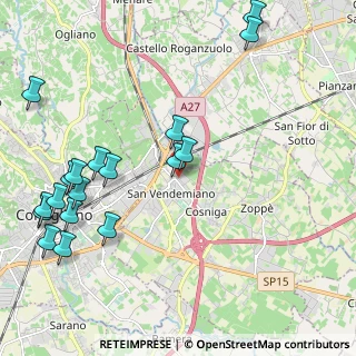 Mappa Via San Luca, 31020 San Vendemiano TV, Italia (2.60667)