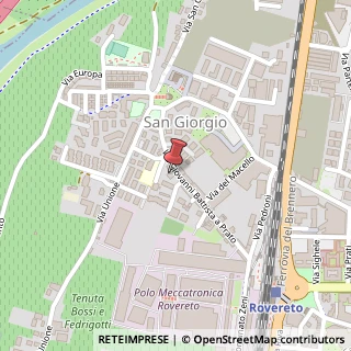 Mappa Via A. Prato, 50, 38068 Rovereto, Trento (Trentino-Alto Adige)