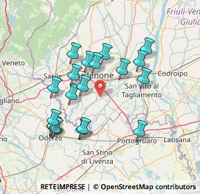 Mappa Via Villalta, 33082 Azzano Decimo PN, Italia (13.77)