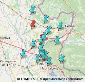Mappa Via John Fitzgerald Kennedy, 34072 Gradisca d'Isonzo GO, Italia (6.29176)