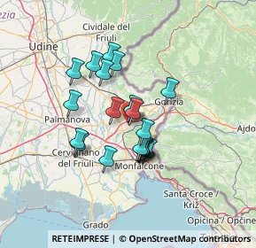 Mappa Via John Fitzgerald Kennedy, 34072 Gradisca d'Isonzo GO, Italia (10.2805)