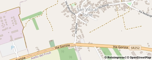 Mappa San Vito al Torre