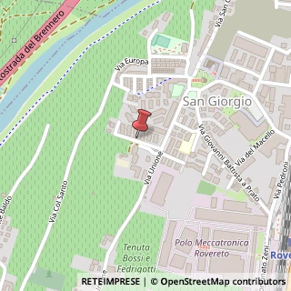 Mappa Via Mario Untersteiner, 9, 38068 Rovereto, Trento (Trentino-Alto Adige)