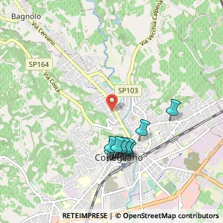 Mappa Via Vittorio Bachelet, 31015 Conegliano TV, Italia (0.94364)