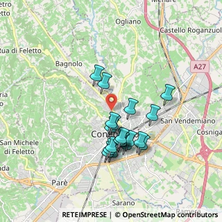 Mappa Via Vittorio Bachelet, 31015 Conegliano TV, Italia (1.53)