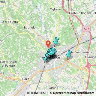Mappa Via Vittorio Bachelet, 31015 Conegliano TV, Italia (1.06533)