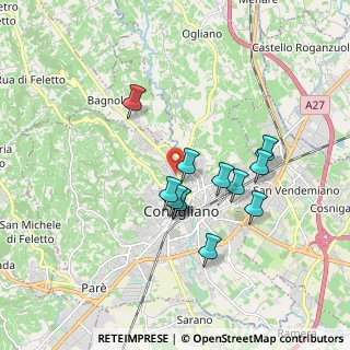 Mappa Via Vittorio Bachelet, 31015 Conegliano TV, Italia (1.46417)