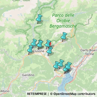 Mappa Via Giuseppe Verdi, 24020 Fino del Monte BG, Italia (6.67769)