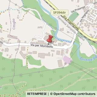 Mappa Via per Mombello, 28, 21033 Cittiglio, Varese (Lombardia)