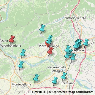 Mappa Calle de Gai, 31053 Pieve di Soligo TV, Italia (9.3215)